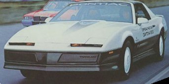 1983 Pontiac Trans Am Official Daytona 500 Pace Car